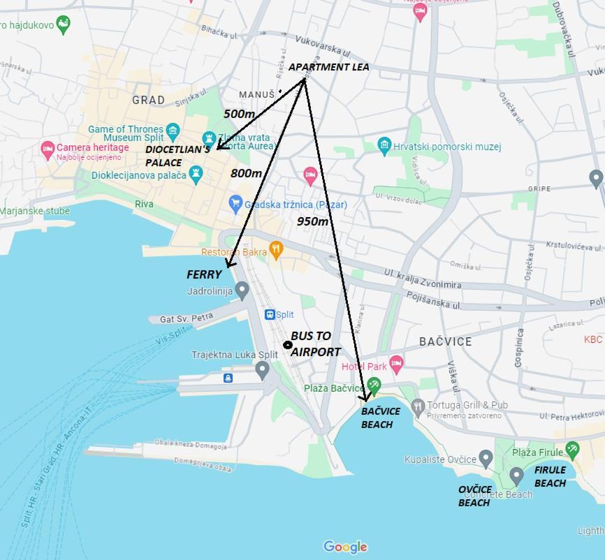 Apartment Lea Centar Split Zewnętrze zdjęcie